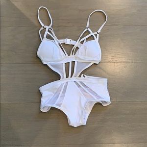 One piece bathing suit